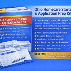 Ohio Homecare Startup & Application Prep Kit